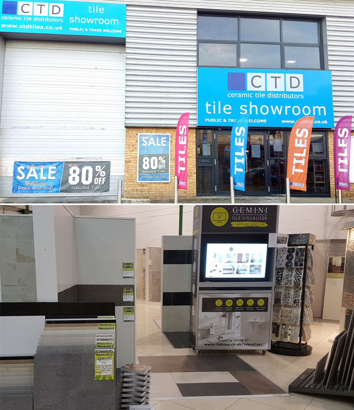 Tiles Slough Tile Shop & Trade Centre CTD Tiles