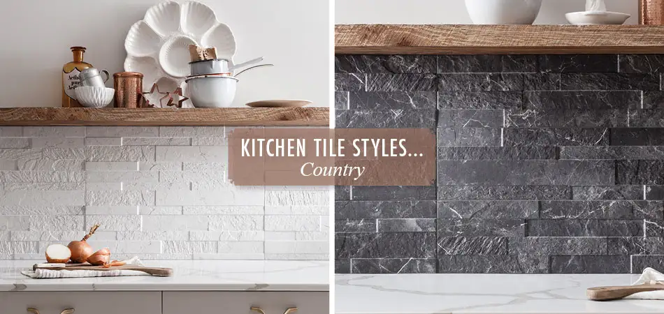 Country kitchen tiles from Gemini