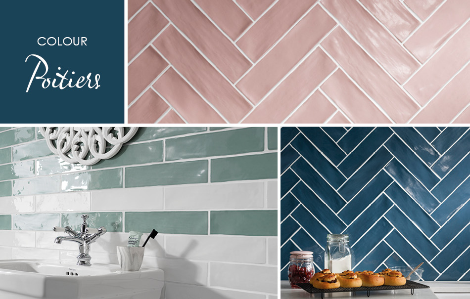 Poitiers Coloured Tiles by Gemini