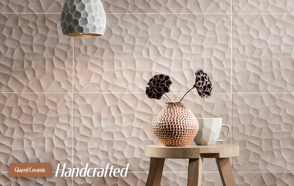 Handcrafted glazed ceramic tiles from Gemini