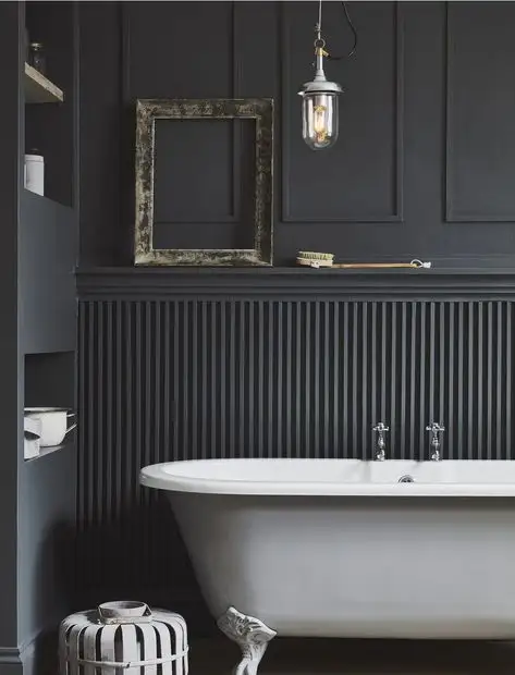 Fluted bathroom finishes