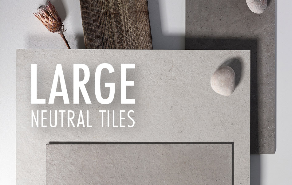 large neutral tiles from Gemini