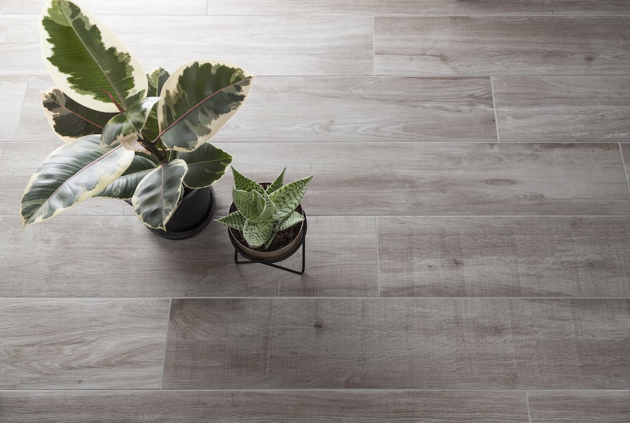 Aspenwood Grey Wood Effect Floor Tile