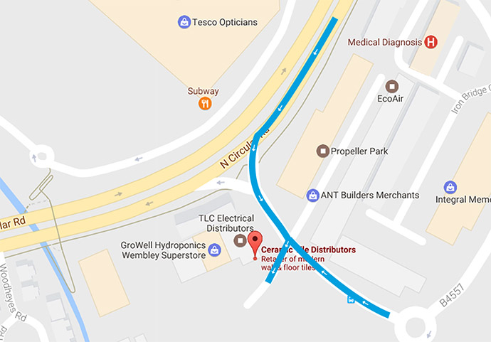 Directions to CTD Wembley