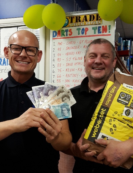 CTD Huddersfield darts competition winner