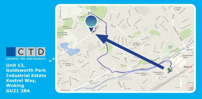 We are moving to Unit 13 Goldsworth Park Industrial Estate, Kestrel Way, Woking, GU21 2BA