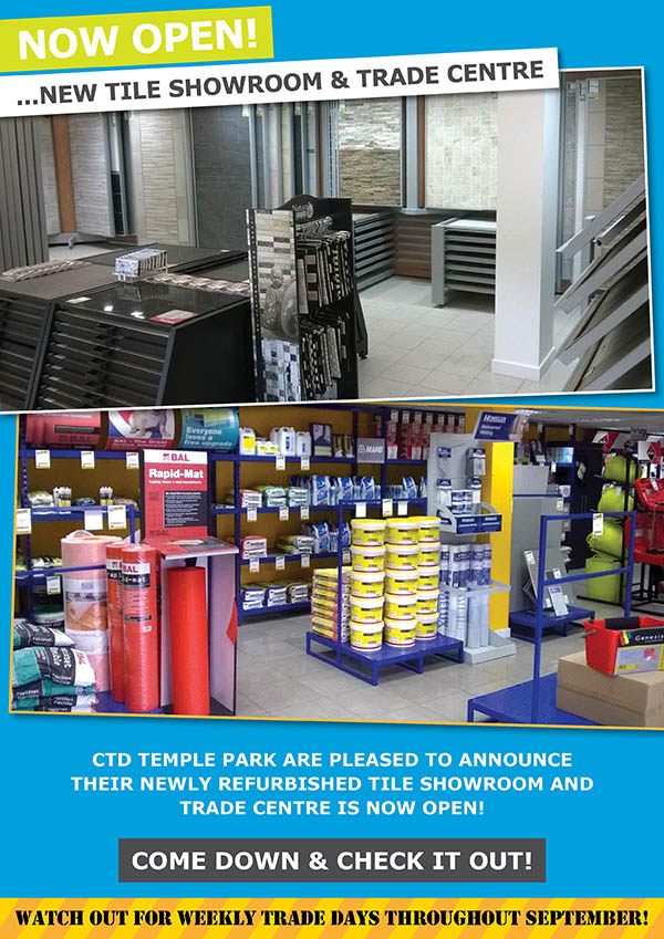 Tiles Edinburgh Showroom & Trade Centre CTD Edinburgh Temple Park