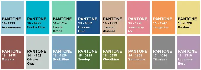 Colour Chart