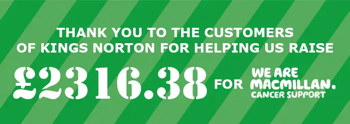 kings norton charity total