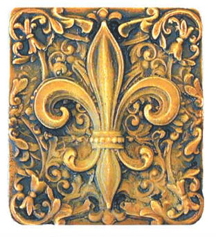 Fleur De Lis Gothic tile design