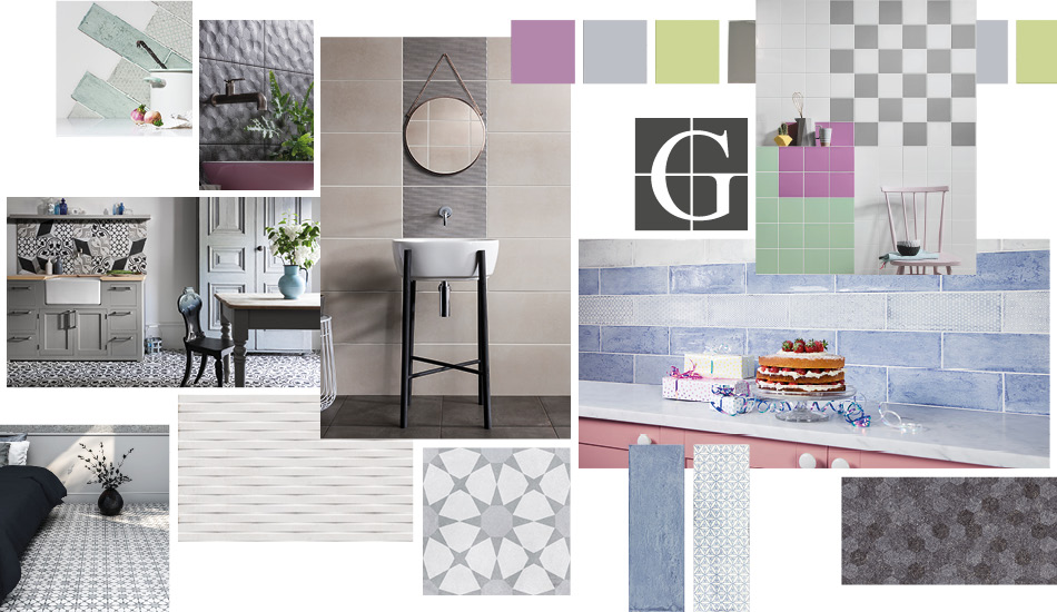 Making an impact with tiles collage by Gemini