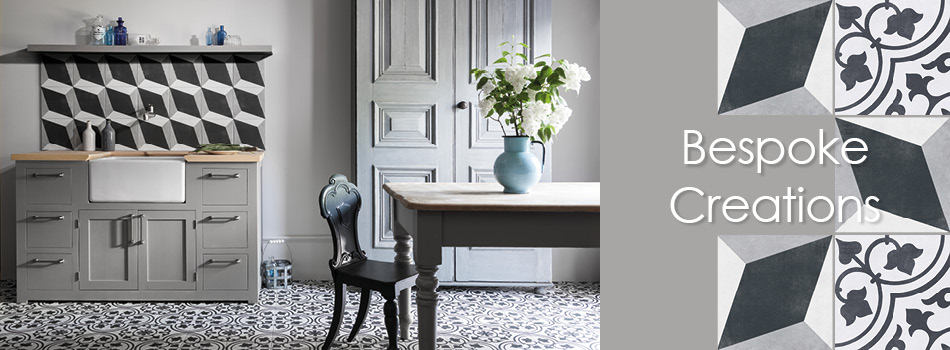 Patterned wall and floor tiles by Gemini