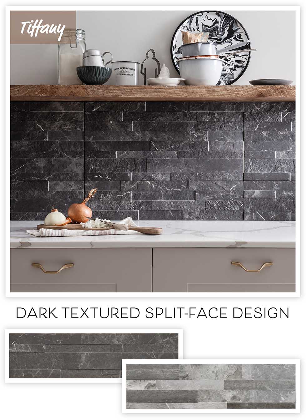 dark wall tiles