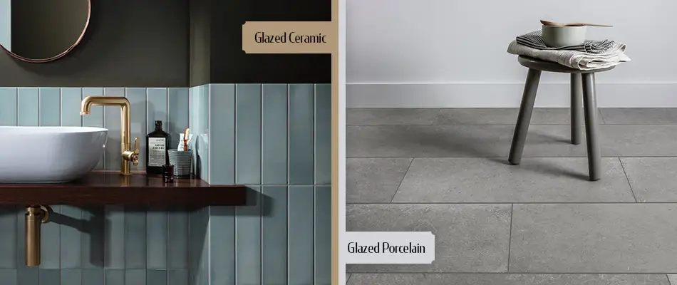 porcelain tiles