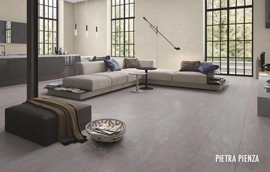 Pietra Pienza large format tiles from Gemini