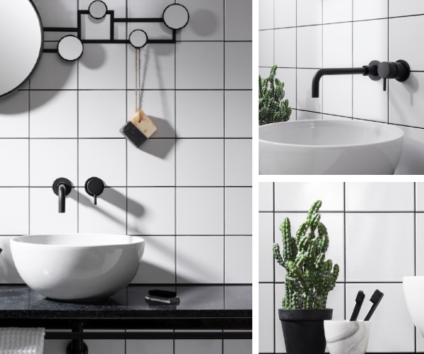 Monochrome Metro Brick Tiles
