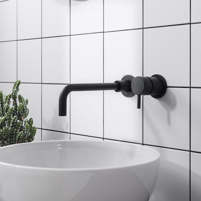 Monochrome square tiles