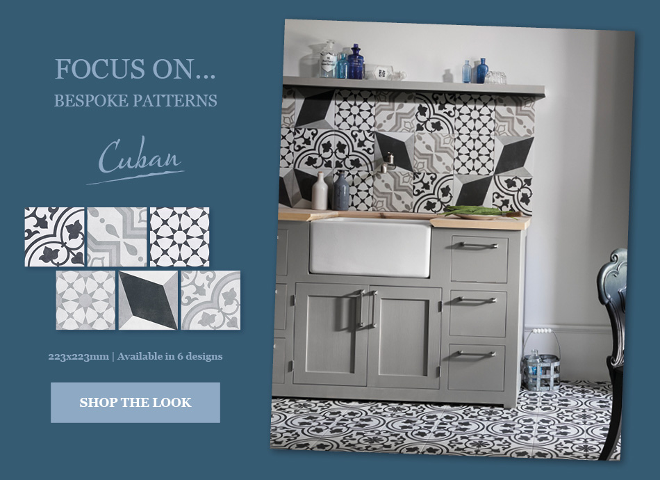 Cuban patterned tiles by Gemini