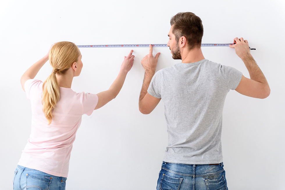 measuring for kitchen tiles