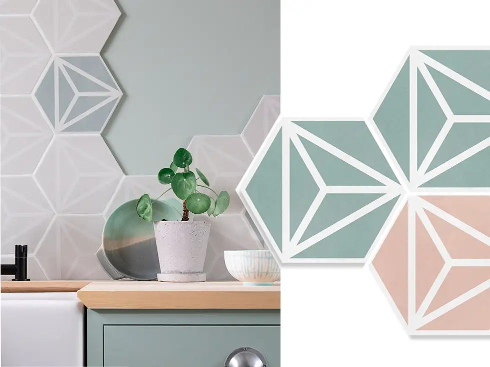 Varadero hexagon wall tiles