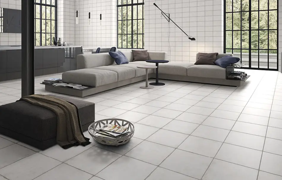 Picture of Cement Tech Mini white tiles