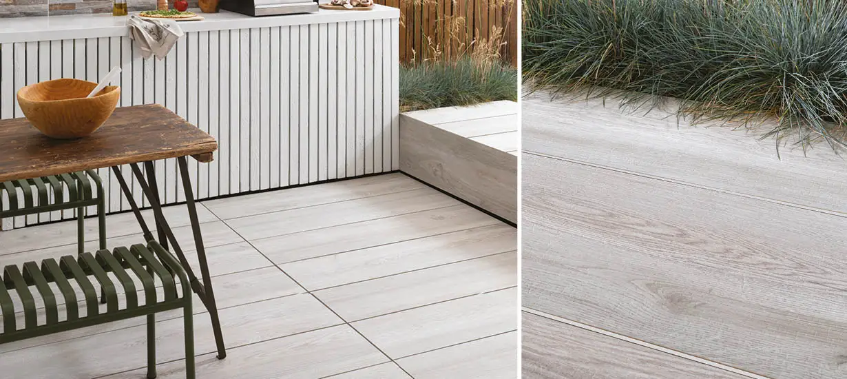 Oaktime Wood Effect Outdoor Porcelain Tiles