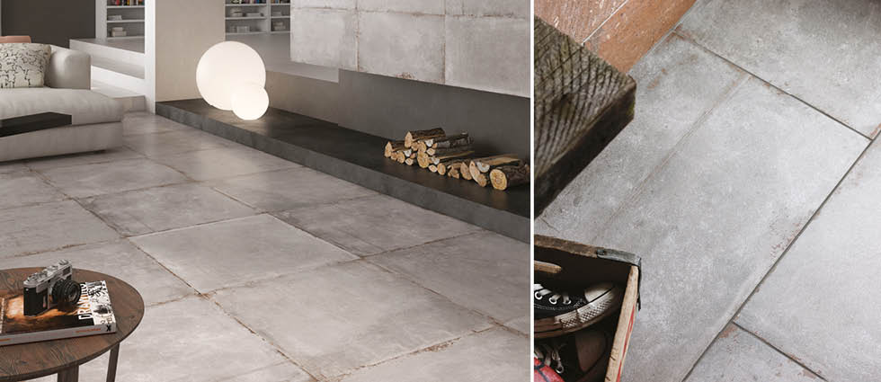 Cement Tech Floor Tiles Industrial Effect Tile