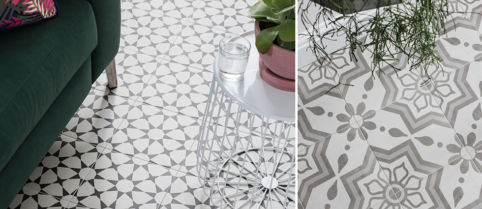 Cuban Pattern Floor Tiles Conservatory Ctd