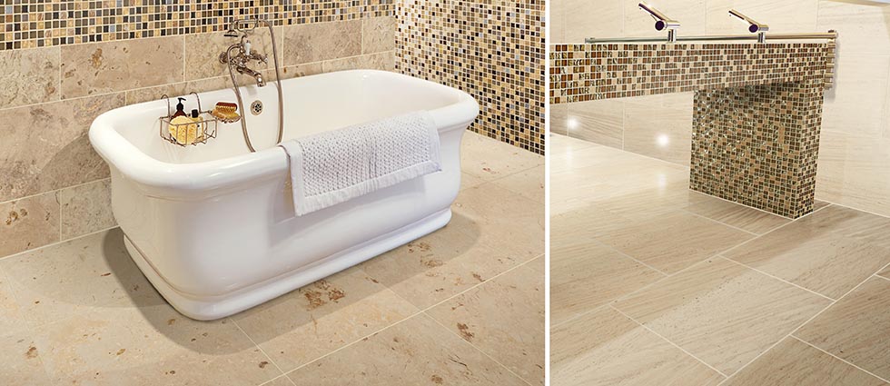Limestone Bathroom Tiles Mosaics Natural Stone Limestone Tiles For Bathrooms