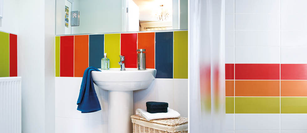 By Johnson Tiles Bathroom Colourful