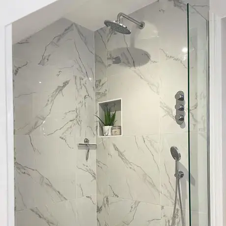 Marble Shower Enclosure