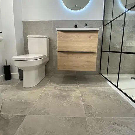 Natural Grey Bathroom Floor