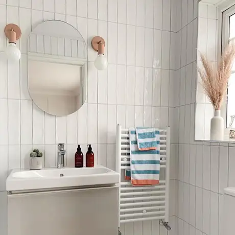 Bathroom White Gloss Tiles