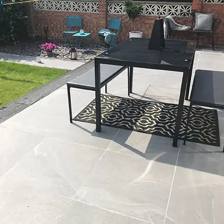 20mm Outdoor Porcelain Tiles in Backgarden Patio