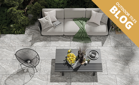 outdoor grey floor tiles