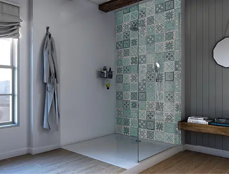 Shower Wall Panels, How To Install Large Tiles On Shower Wall Panels