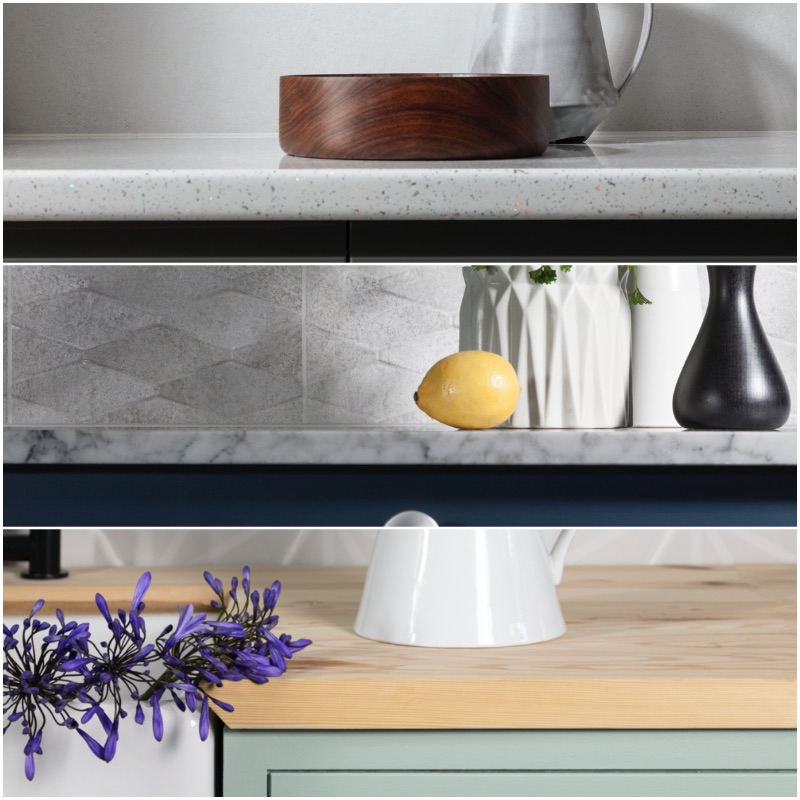 Shaker-style worktops