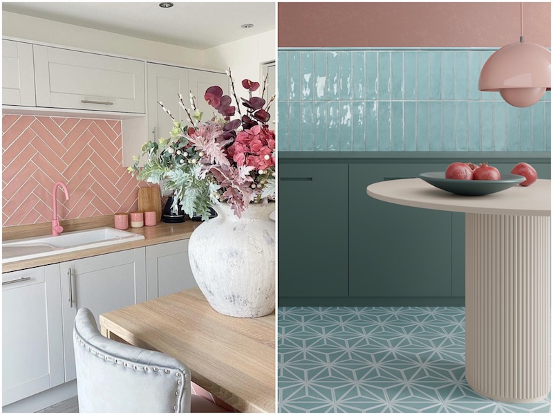 Colourful Splashback Tiles  