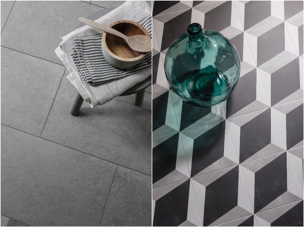 Pattern and Natural Stone Floor Tiles