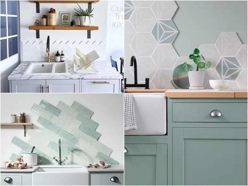 Jagged Edged Kitchen Tiles