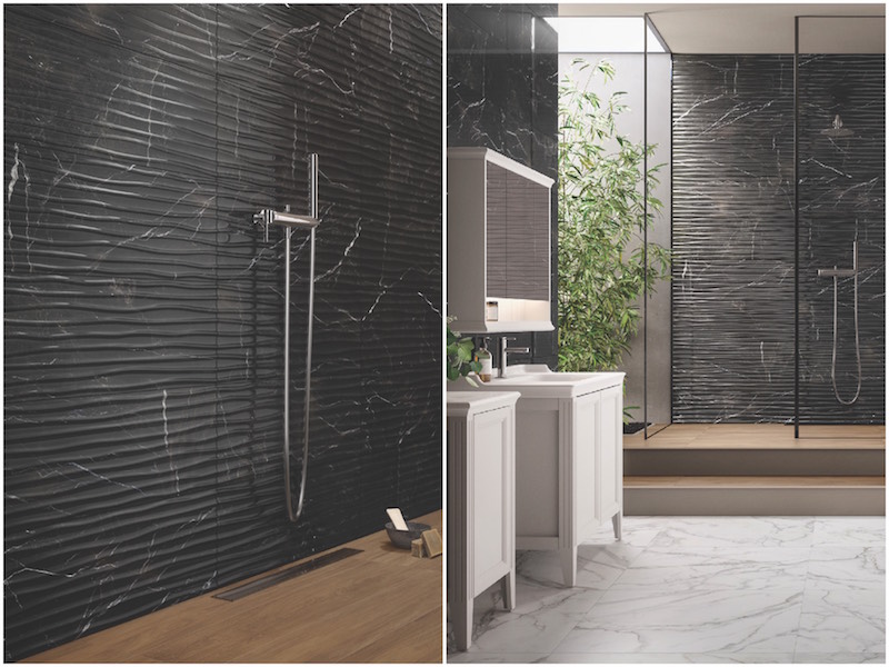 Marble Effect Shower Wall Tiles