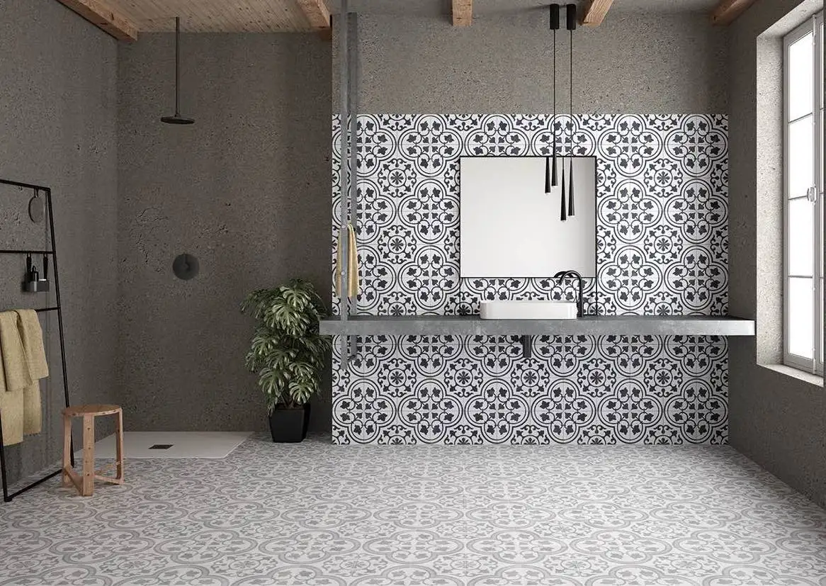 Bathroom Pattern Floor Tiles