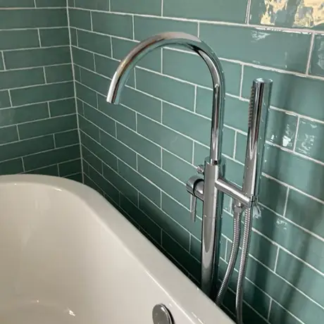 Mint gloss green bathroom shower wall tiles
