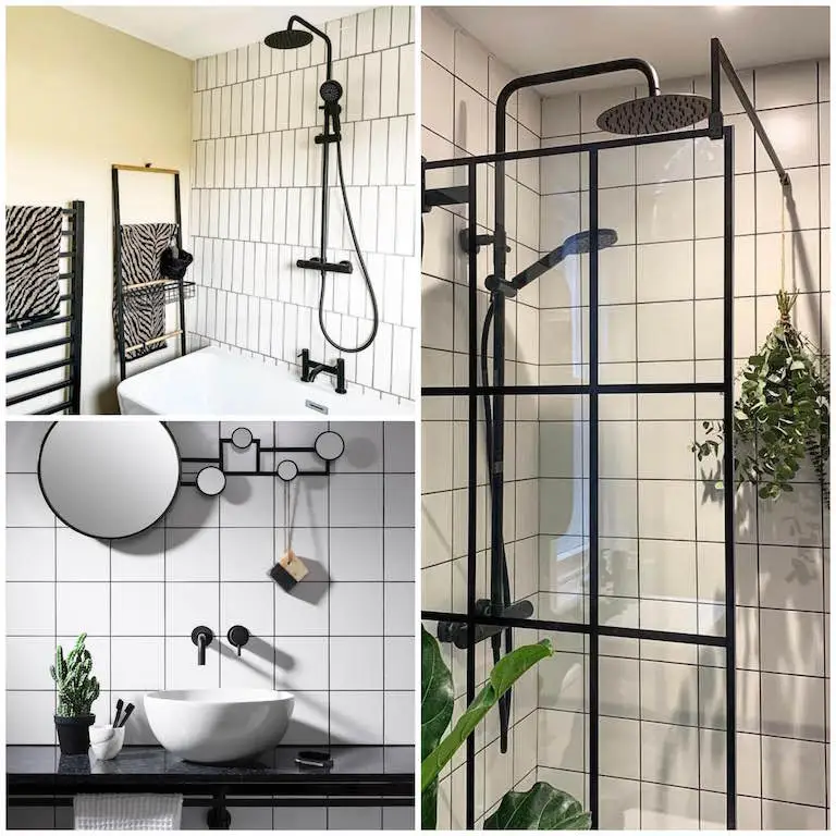 Monochrome bathroom