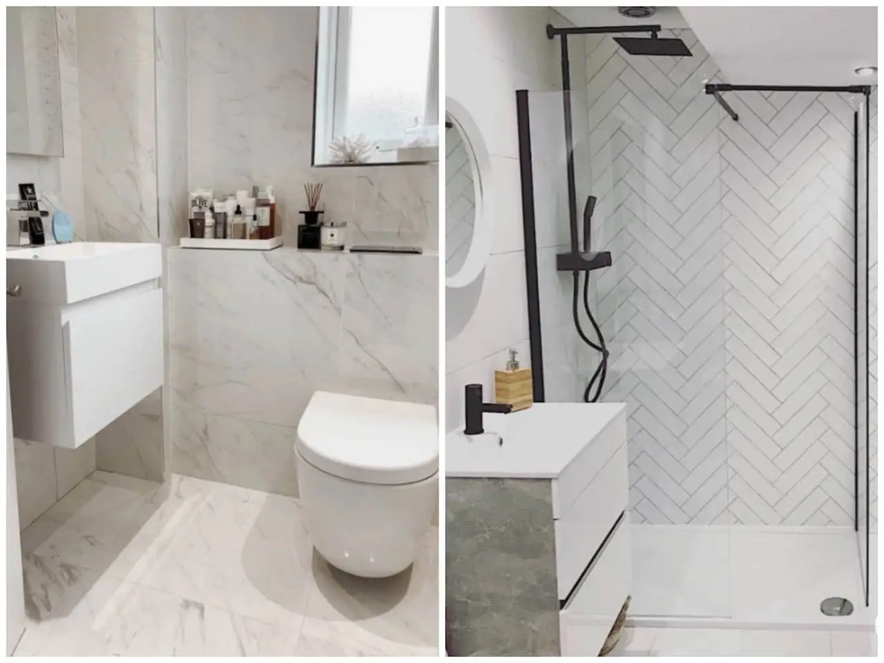 Natural and bright bathrooms
