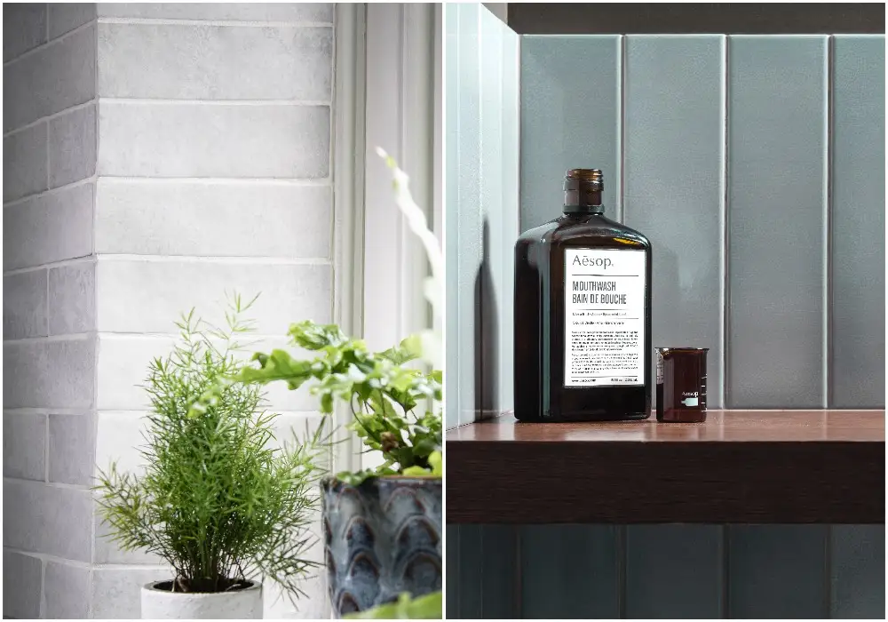 Bathroom tiles