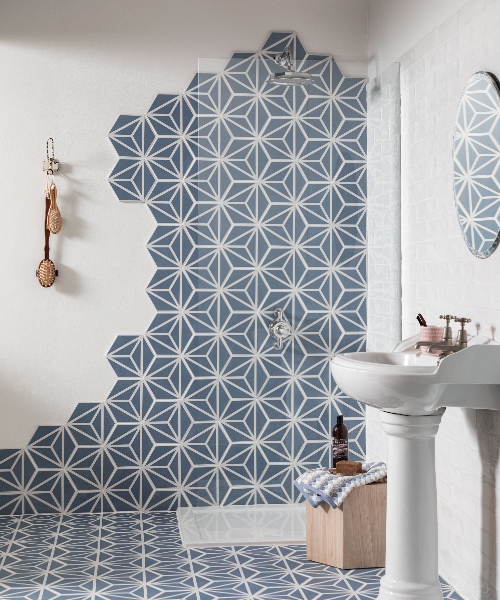 Bathroom tile style