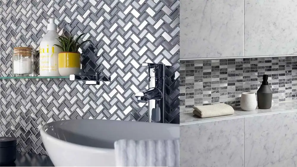 Mosaic patterned tiles