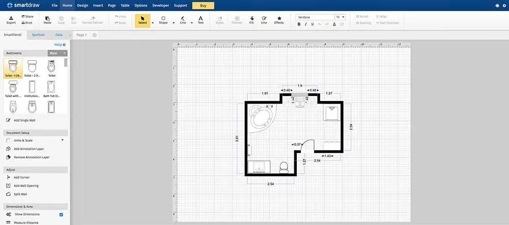 SmartDraw free online planner