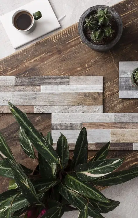Natural materials bathroom
